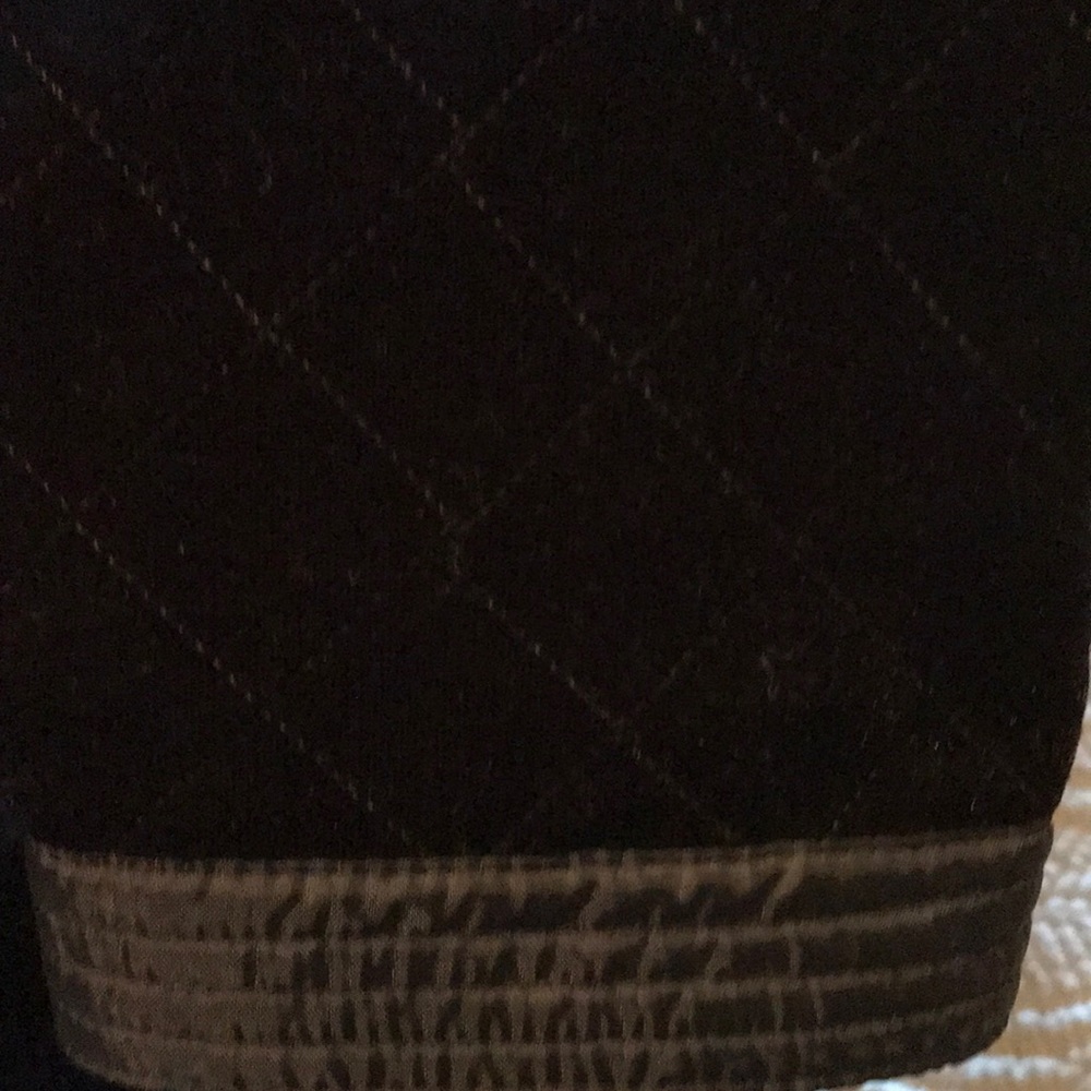 MSK Black Velour Quilted Bolero Jacket - Picture 8 of 8